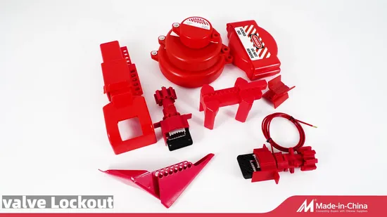 핸드휠이 있는 표준 게이트 밸브용 내구성 있는 산업용 밸브 잠금 장치