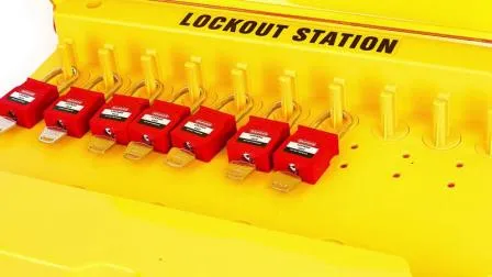 휴대용 산업용 전기 잠금 장치 태그아웃 안전 패드락 스테이션