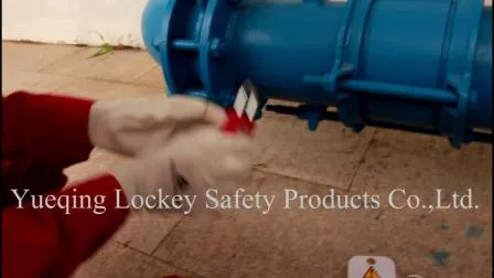 대형 핸들이 있는 오버사이즈 클램프 범용 밸브 잠금 장치