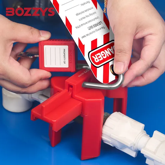 색상 맞춤형 조절식 볼 밸브 잠금 장치