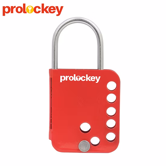 Prolockey 산업용 안전 잠금 장치 7개 구멍 강철 걸쇠