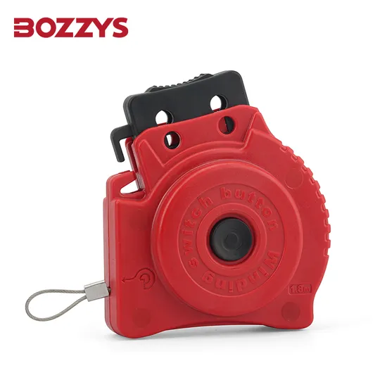 1.8m 로프가 있는 다채로운 자동 수납형 케이블 잠금 장치