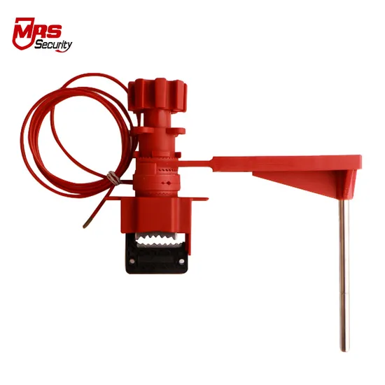 밸브 잠금 장치 4개 잠금 구멍 안전 잠금 장치 태그 아웃 로토 조립