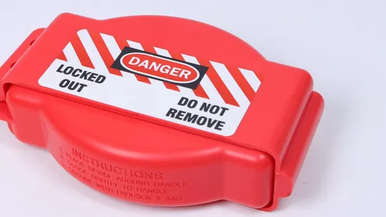 산업용 밸브 핸들용 범용 조절식 잠금 장치 25개